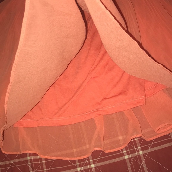 Bar III Salmon pink mini short spring summer skirt - Picture 5 of 7